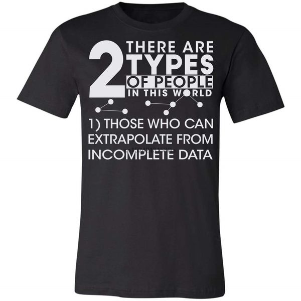 

there are two types of people science data funny gifts idea for men wom t-shirt