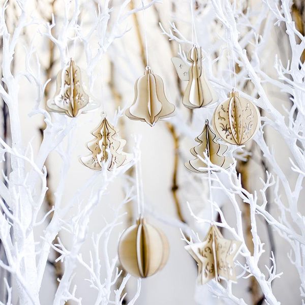 

xmas дети для украшения кулона noel нового декора рождество 3d подарков деревянного года главных украшений бортевого angel navidad yxlyln lo