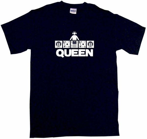 

dj table logo queen mens tee shirt pick size color small-6xl