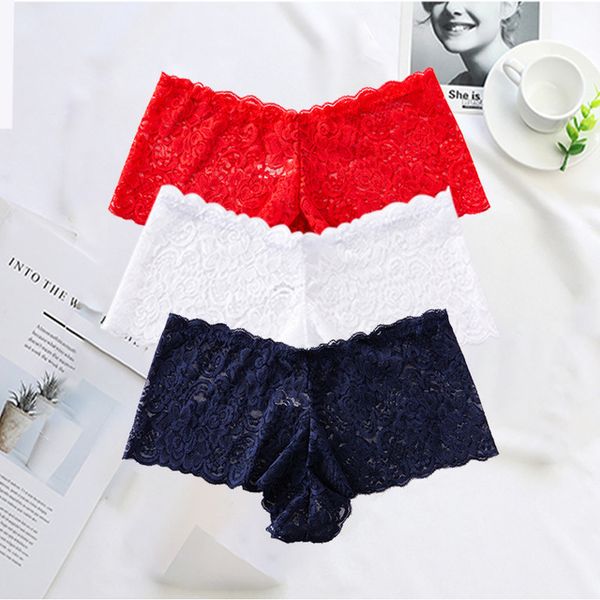 

lace panties women fashion cozy lingerie tempting briefs women's underpant low waist intimates underwear, Black;pink