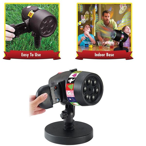 

film card light led halloween lamp christmas projection lamp snowflake festival atmosphere lamp