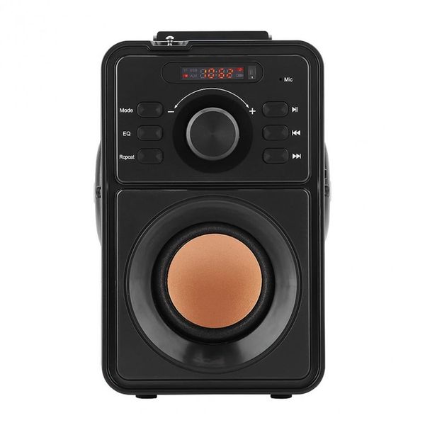 

handheld stereo wireless bluetooth digital lcd speaker outdoor speaker support tf usb aux fm remote control