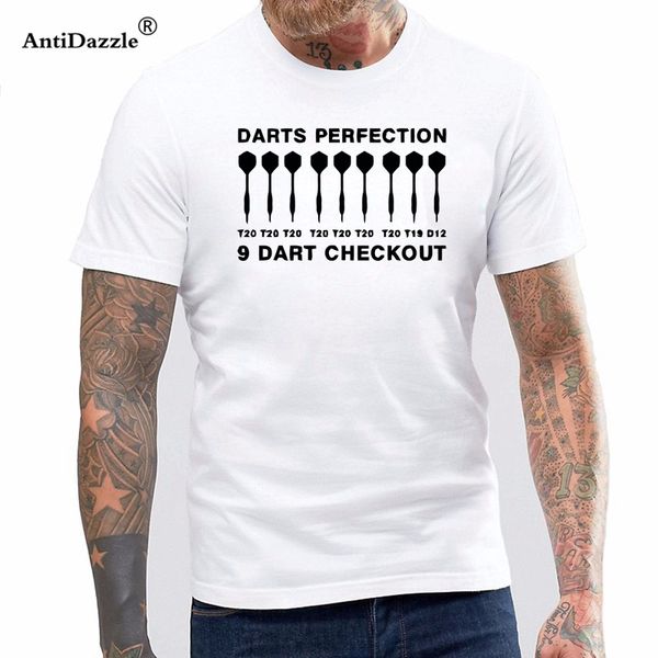 

custom t shirts short o-neck fashion darts funny drinking quote tees for men