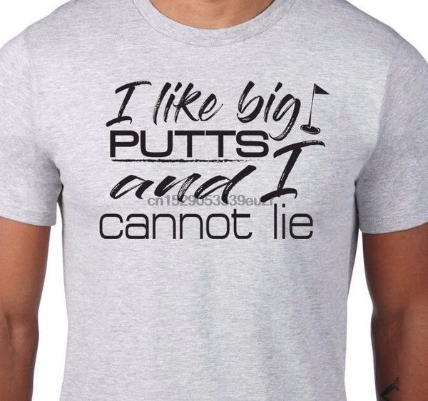 

new summer men t-shirt i like big putts and i cannot lie golfe clubs hole in one men t-shirt cotton t-shirt design