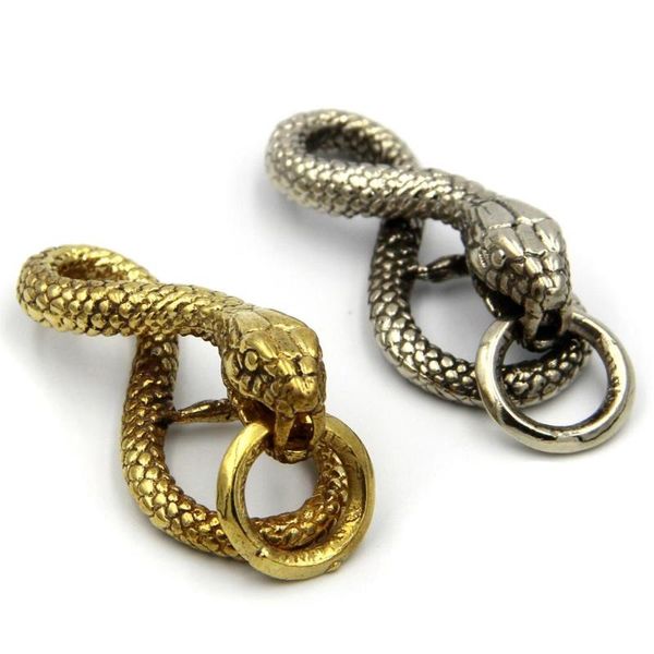 

king vintage key holder keychain belt clip, hook, Silver