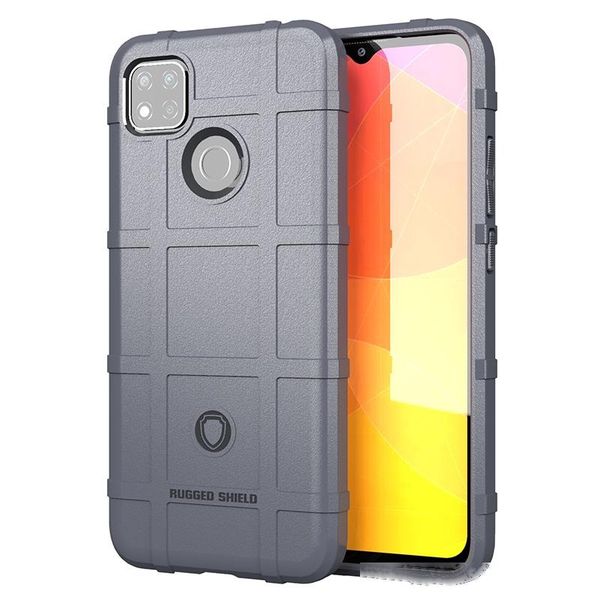 

soft silicone rugged shield case armor hybrid matte cover anti knock shockproof cover for redmi 9c