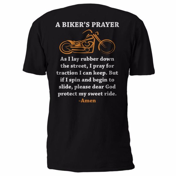 

men 2019 brand clothing tees casual male selling t shirt biker's prayer crazy t shirts summer short sleeves cotton