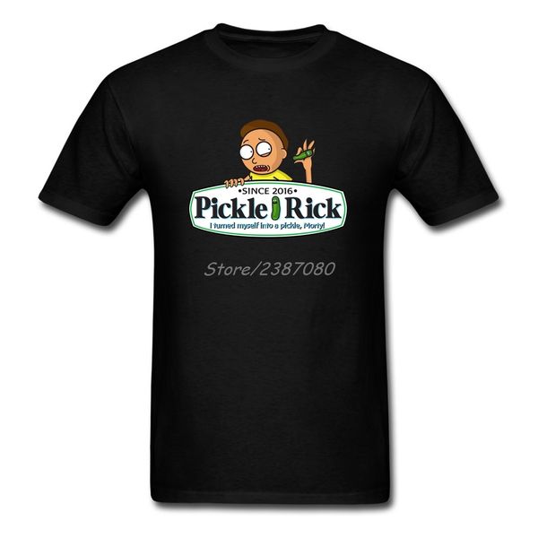 

pickle rick t shirt xxxl short sleeve custom men's clothes summer crazy cotton men shirts