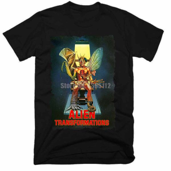 

alien transformation movie womens funny tshirt fitness clothing t shirt femmes 2019 t shirts custom t-shirt womens top