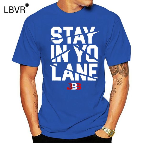 

bbb stay in yo lane big ballers brand t shirt short sleeve tee