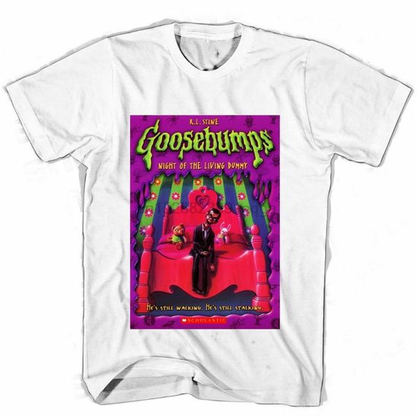 

new goosebumps night of the living dummy women t-shirt usa size s-3xl fq1 retro o neck tee shirt
