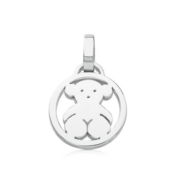 

dorapang new 100% 925 sterling silver simple gorgeous trend personality bear pendant original charm charming gift valentine's day, Black