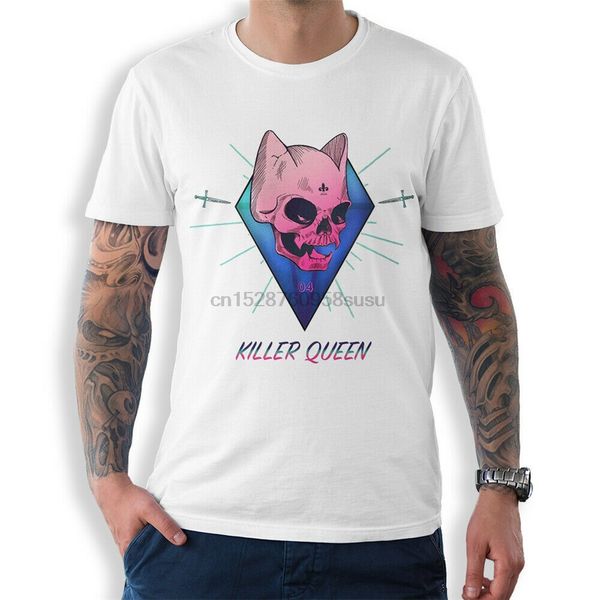 

jojos bizarre adventure anime t-shirt killer queen premium cotton tee cotton customize tee shirt