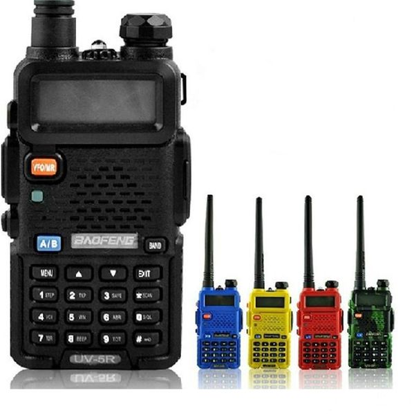 

new baofeng uv-5r walkie talkie 128 dual band uhf&vhf 136-174mhz & 400-520mhz baofeng uv 5r portable radio 5w two way radio
