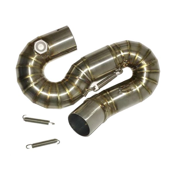 

motorcycle connecting mid link pipe slip on exhaust for honda cbr 1000rr 2008-2011