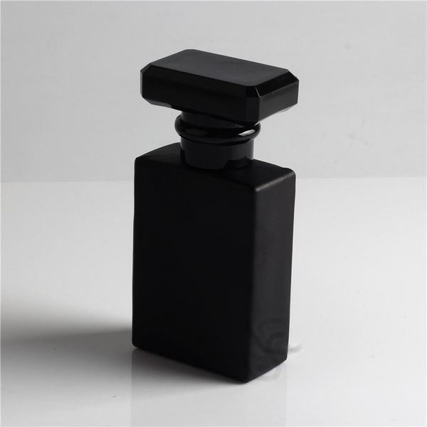 

30ml clear and black refill glass spray refillable perfume bottles glass automizer empty cosmetic container for travel spray