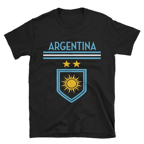 

100 % cotton t shirt for men design argentina world footballer soccers custom tee