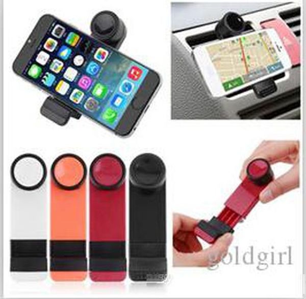 

practical car air vent mobile phone ventilation portable holder universal mount cradle stand for iphone 7 samsung huawei