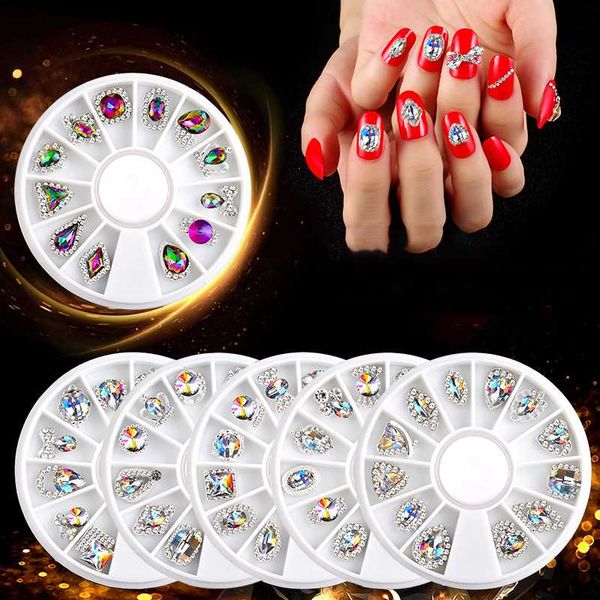 

новые 12pcs шарма сплава перлы бриллианты 3d nail art украшения блестящий кристалл ювелирные изделия flatback designs manicure diy вспомогат, Silver;gold