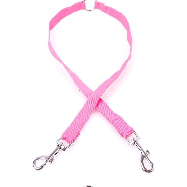 

nylon dog leash collar double short training dog harness pink rope labrador lead smycz dla psa pitbull pets products ee5qy
