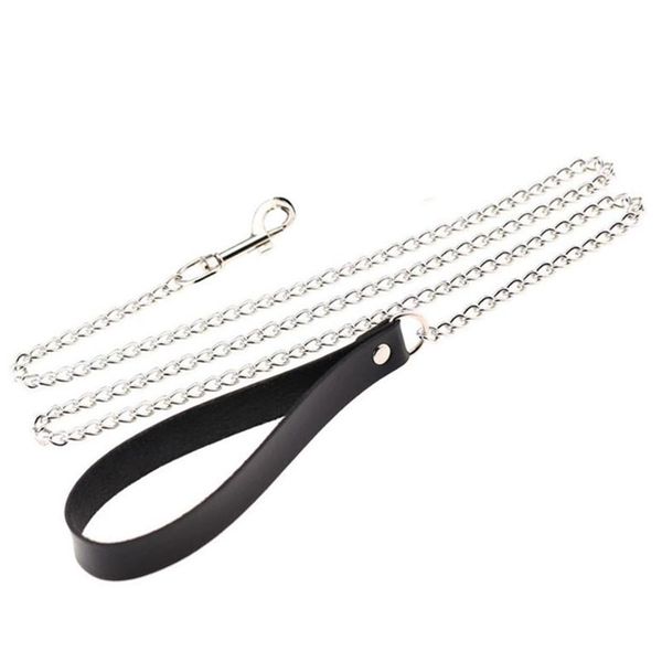 

chokers 2021 vintage punk stainless steel necklace pendant for men women link chain black metal bondage jewelry chunky, Golden;silver