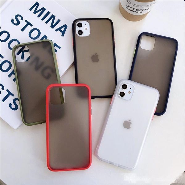 

new skin phone case for iphone 11 pro max x xr xs max 6 6s 6plus 7 7plus 8 8plus 3d protection defender cover back pc tpu frosted phone case