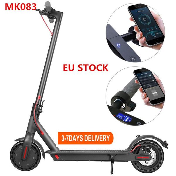 

EU/US STOCK 10.4ah 35KM Range Electric Scooter Smart App Scooter Lock Waterproof IP65 LCD Color Display powerful 350W scooter