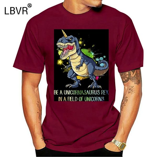 

unicornasaurus rex в поле unicorns мужская черная майка хлопок s-3xl