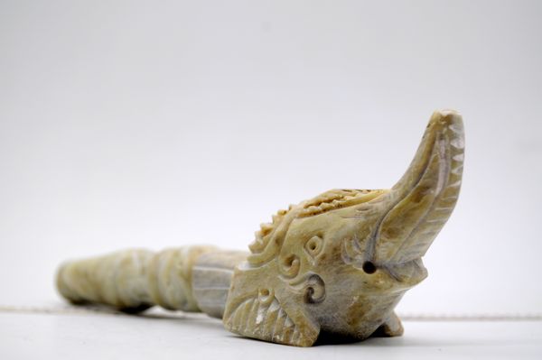 

Elephant Head hand made soapstone smoking pipe / bong/ hand made smoking device / water pipe /spoons smoke pipe stoned brand