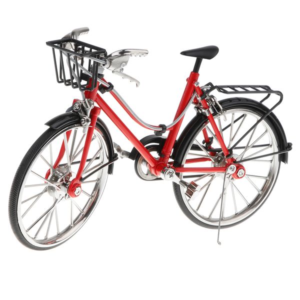 

1/10 scale simulation alloy diecast racing exquisite bike sport bicycle model hobbies games toy collections red
