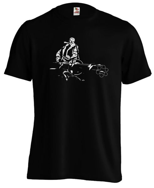 

2019 short sleeve o-neck tees men 100% cotton homme men ghost in the shell batou anime manga rock printed t shirt