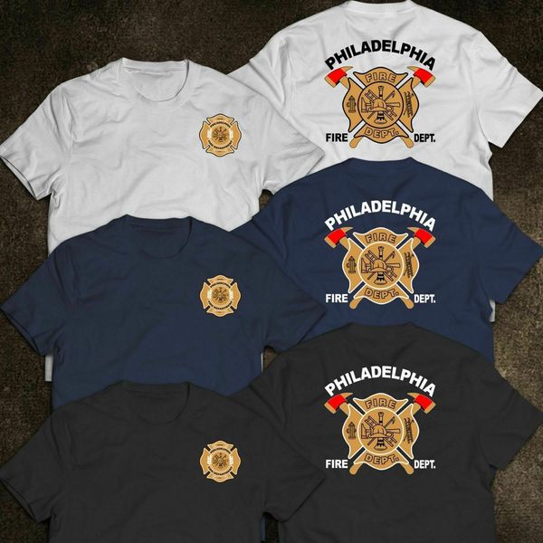 

new philadelphia fire firefighter fire department t-shirt