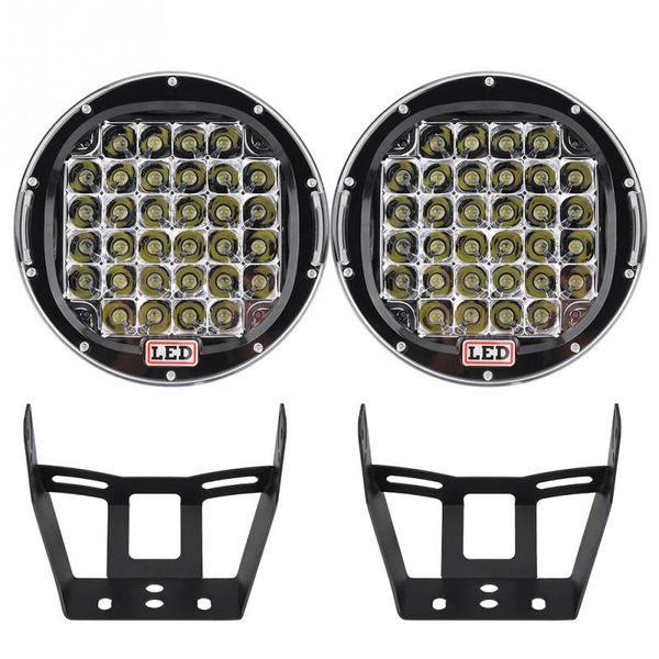 

2pcs 9 96w led headlight high beam spot light 11000lm car road fog light for suv