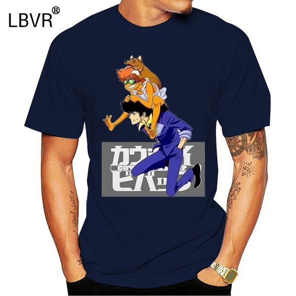 

new cowboy bebop spike spiegel anime men's white2019 brand tshirt homme tees print t-shirt men harajuku brand t-shirts