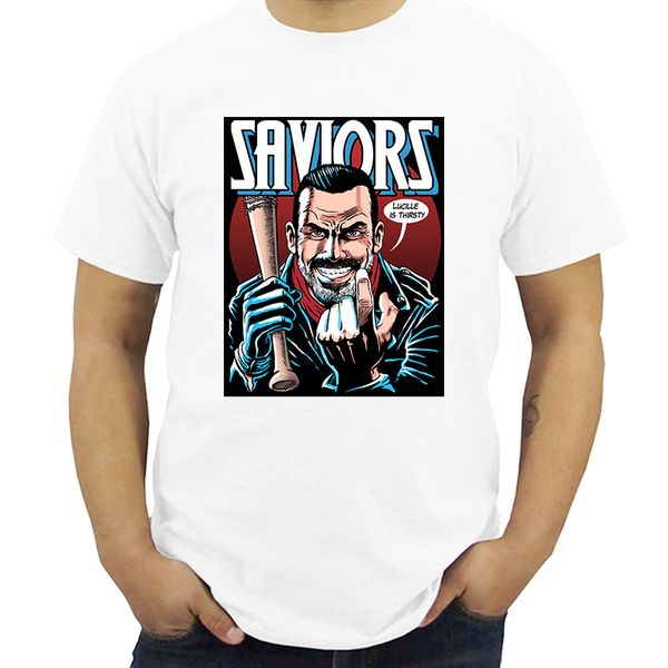 

мода лето футболка the walking dead no hope men t shirt повседневная топ тройники мужской negan графический тис streetwear