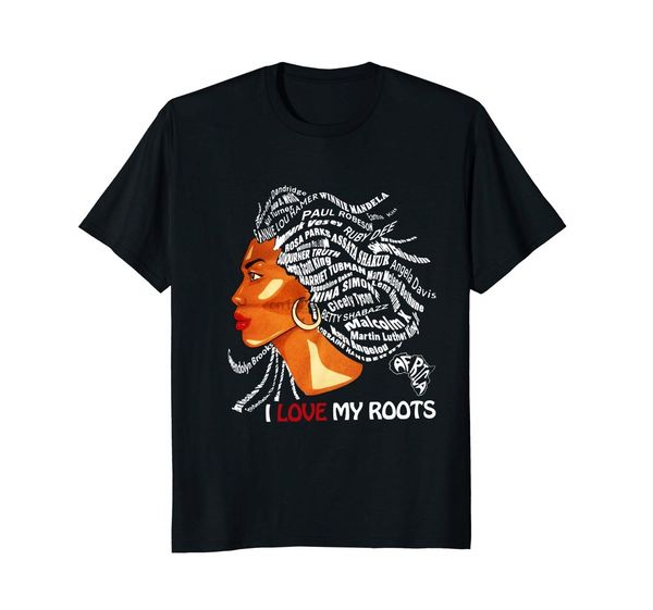 

i love my roots t-shirt - patriotic black history month