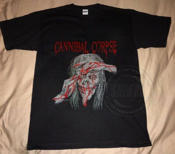 

vintage 90's cannibal corpse - disfigured 1996 metal heavy t-shirt