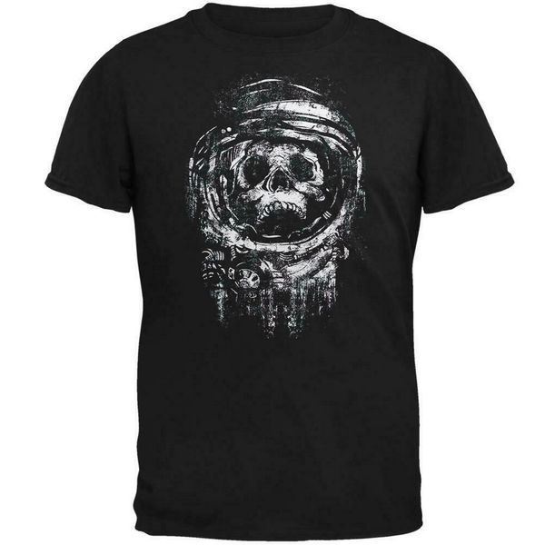 

mens dead space астронавт череп tops тройника рубашки vintage o шеи футболку