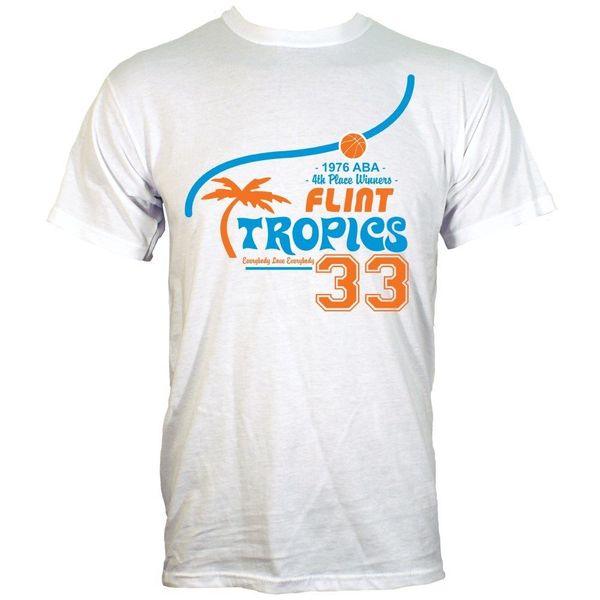 

флинт тропиков мужская белая футболка смешная одежда casual с коротким рукавом футболки с коротким рукавом мода лето печать повседневный