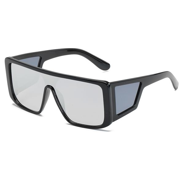 

sunglasses oversized men vintage rectangle brand designer women sunglass retro square man shades big frame black sun glasses, White;black