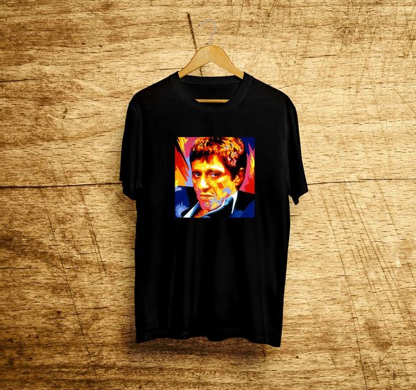 

camiseta scarface pop art moda verano cool casual pride t shirt men new fashion tshirt ajax