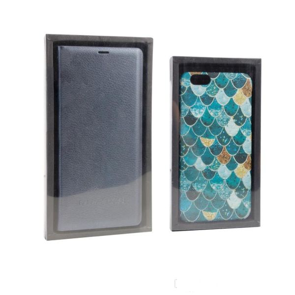 

luxury packaging box kraft paper package for 4.7 5.5 inch mobile phone case universal retail gift packing with open window