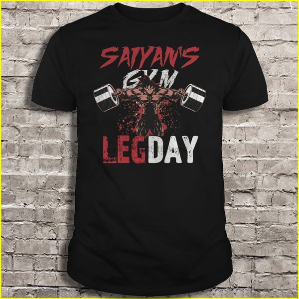 

men t shirt saiyan's gym leg day women t-shirt