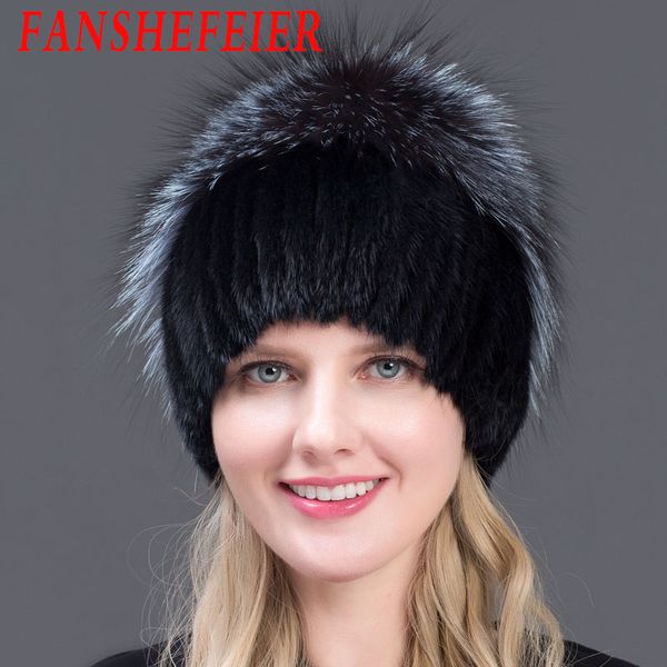 

jinbaosen режим neue winter hüte für frauen real nerz hut weibliche заплатки fuchs pelz mix farbe inneren пораженный mützen wärme, Blue;gray
