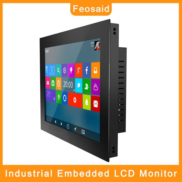 

feosaid 19 дюймов 21,5" embedded industrial monitor 19" 23,6" вход планшетного управления дисплей vga пластины