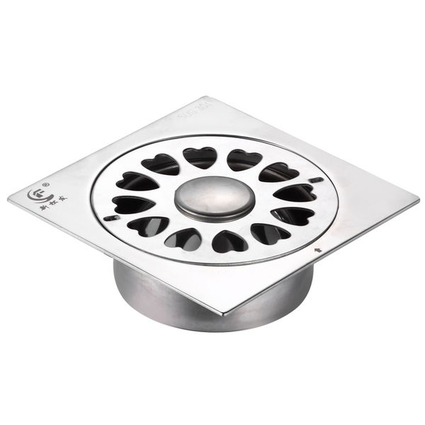 

304 stainless steel deodorant drainage floor drain balcony washing machine single dual purpose