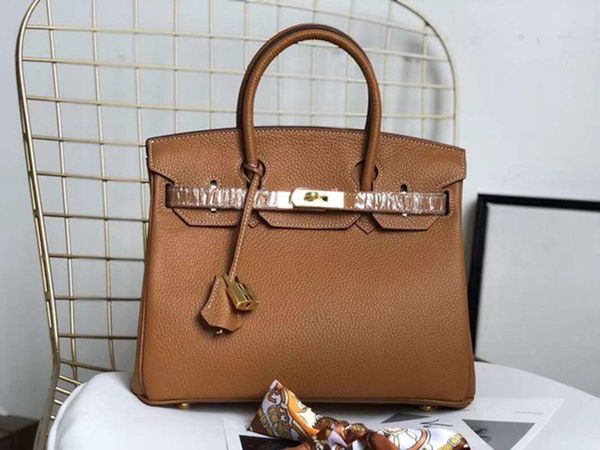 

fashion tote bag golden r locks 25,30,35, book bagshand bags women shopping bags birkin new, Blue;gray