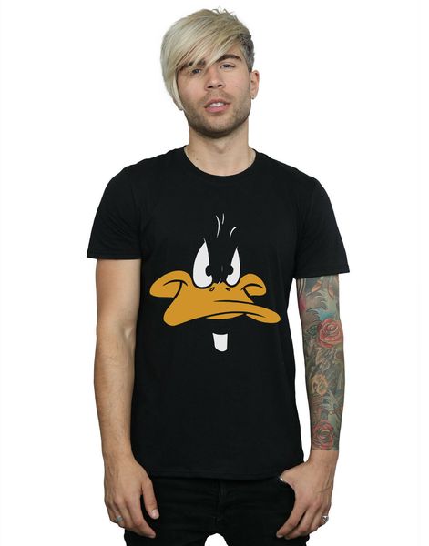 

looney tunes мужская daffy duck big face t-shirt