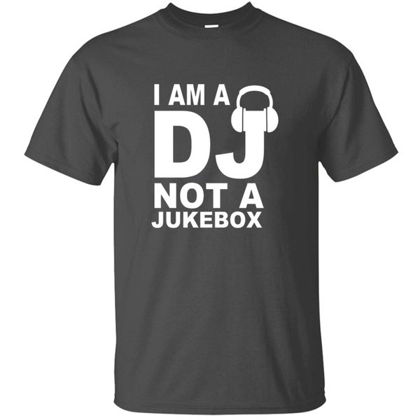 

смешной печатной одежда dj not a jukebox футболка черной повседневный camisetas взрослые футболка большого размер 3xl 4xl 5xl новой