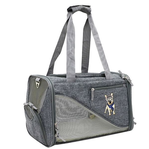 

airline approved soft-sided dog travel tote hand bag pet car carrier travel pet dog carrier cat little box dog bag